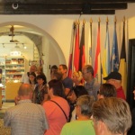 Beginn der Führung durch das Museum von Kobarit mit Inhalt der Erzählung über die Isonzofront