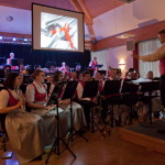 Ortsmusikkapelle St. Nikolai ob Draßling bei ihrem Frühlingskonzert mit dem Thema Filmmusik ("Superman")